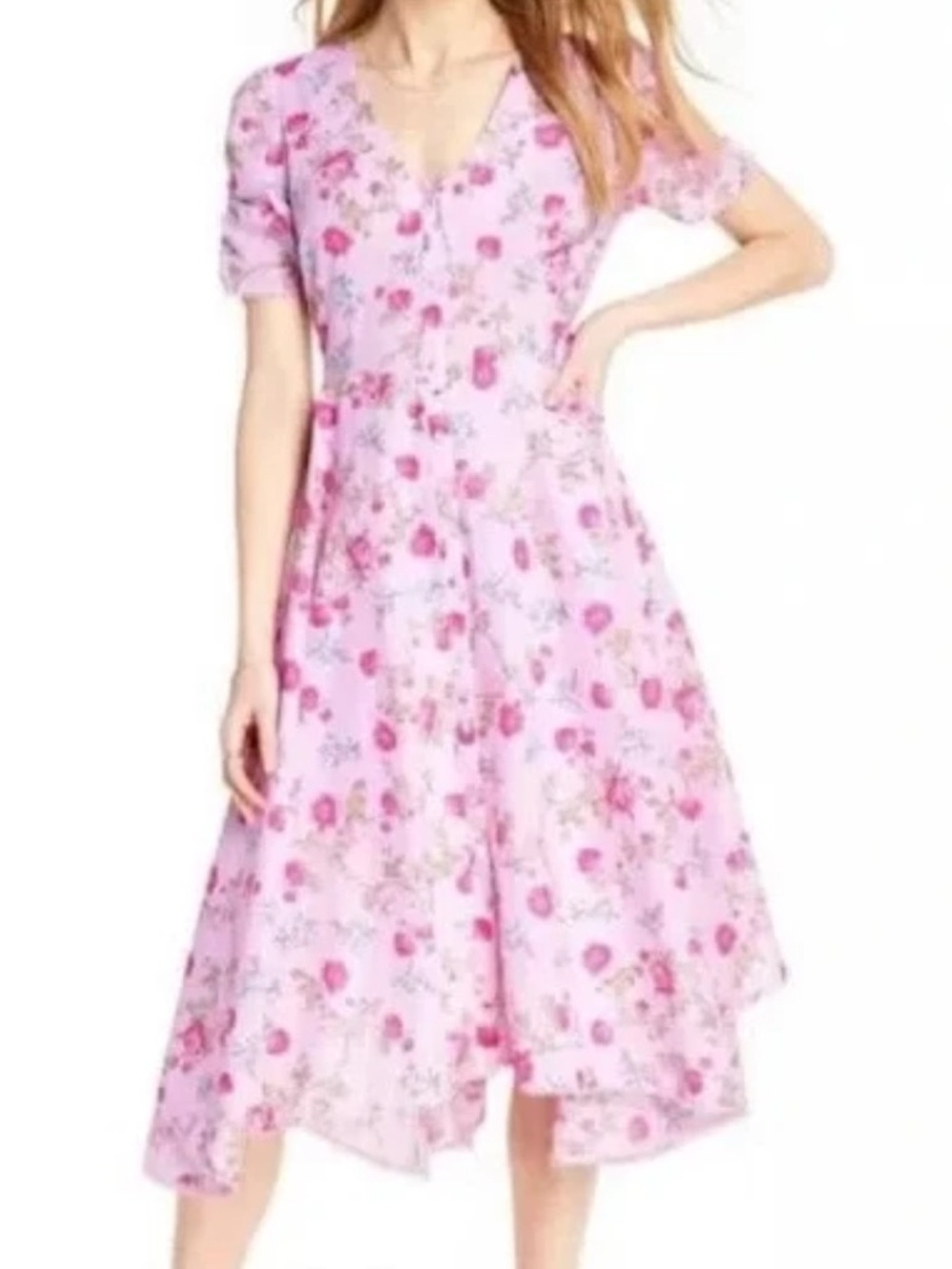 LoveShackFancy for Target Audrey Floral Midi Dress